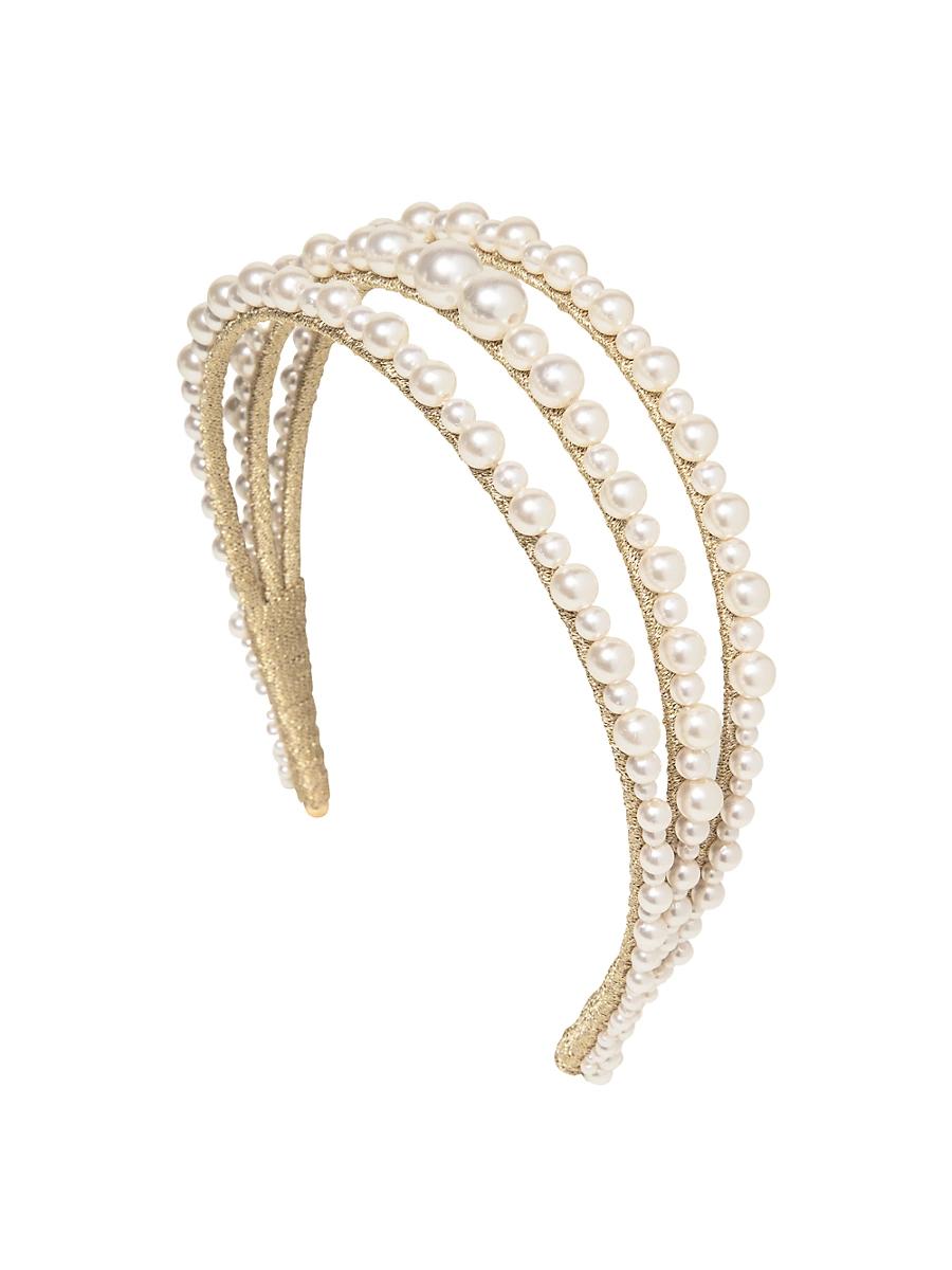 Womens Fiorella Faux Pearl Headband Product Image