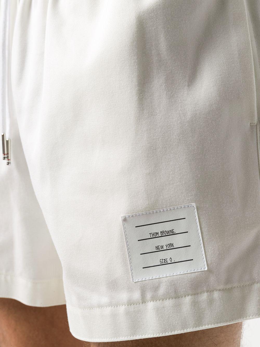 cotton shorts with drawstring waist Product Image