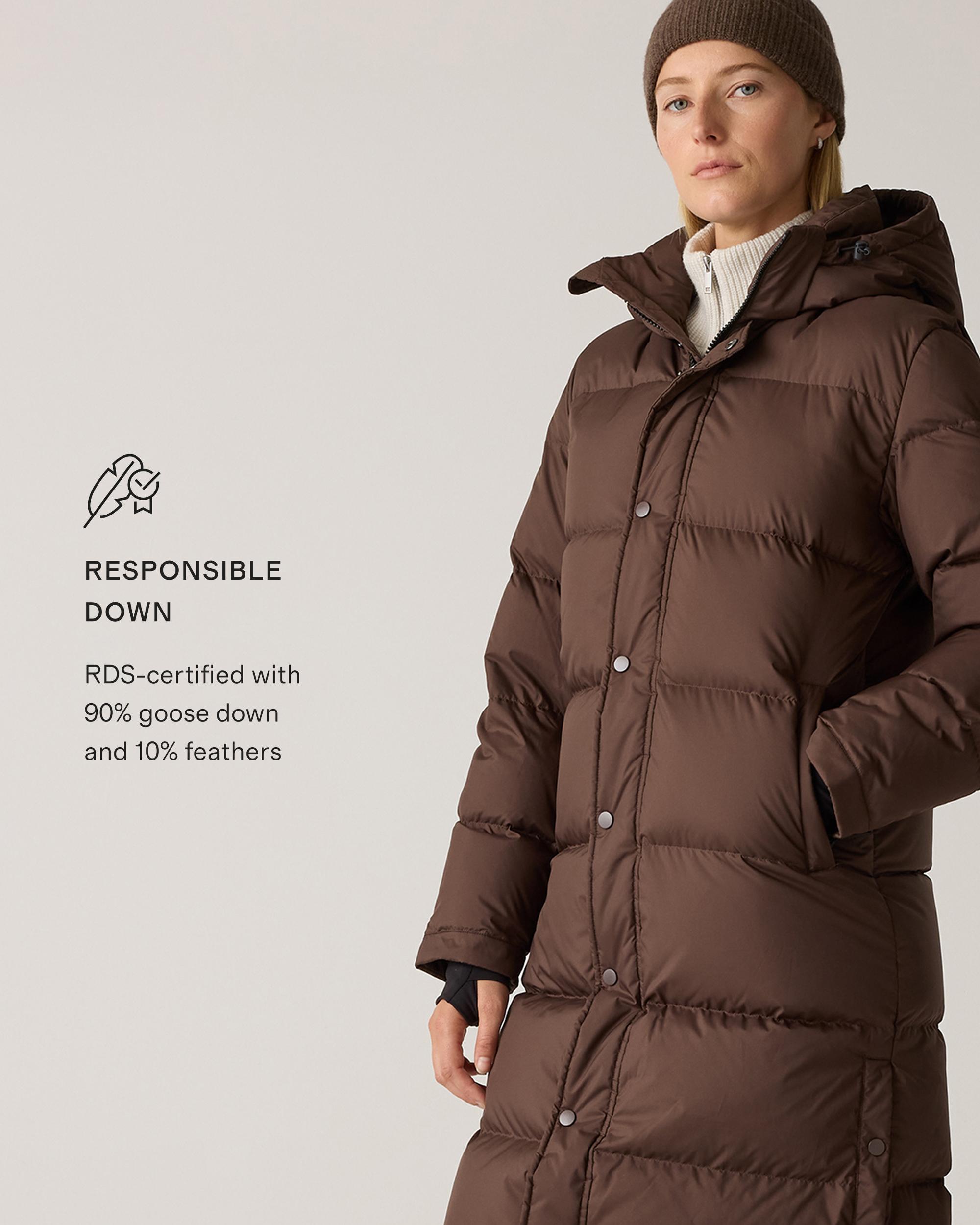 Quince | Women's Responsible Down Long Puffer Jacket Recycled Polyester Product Image