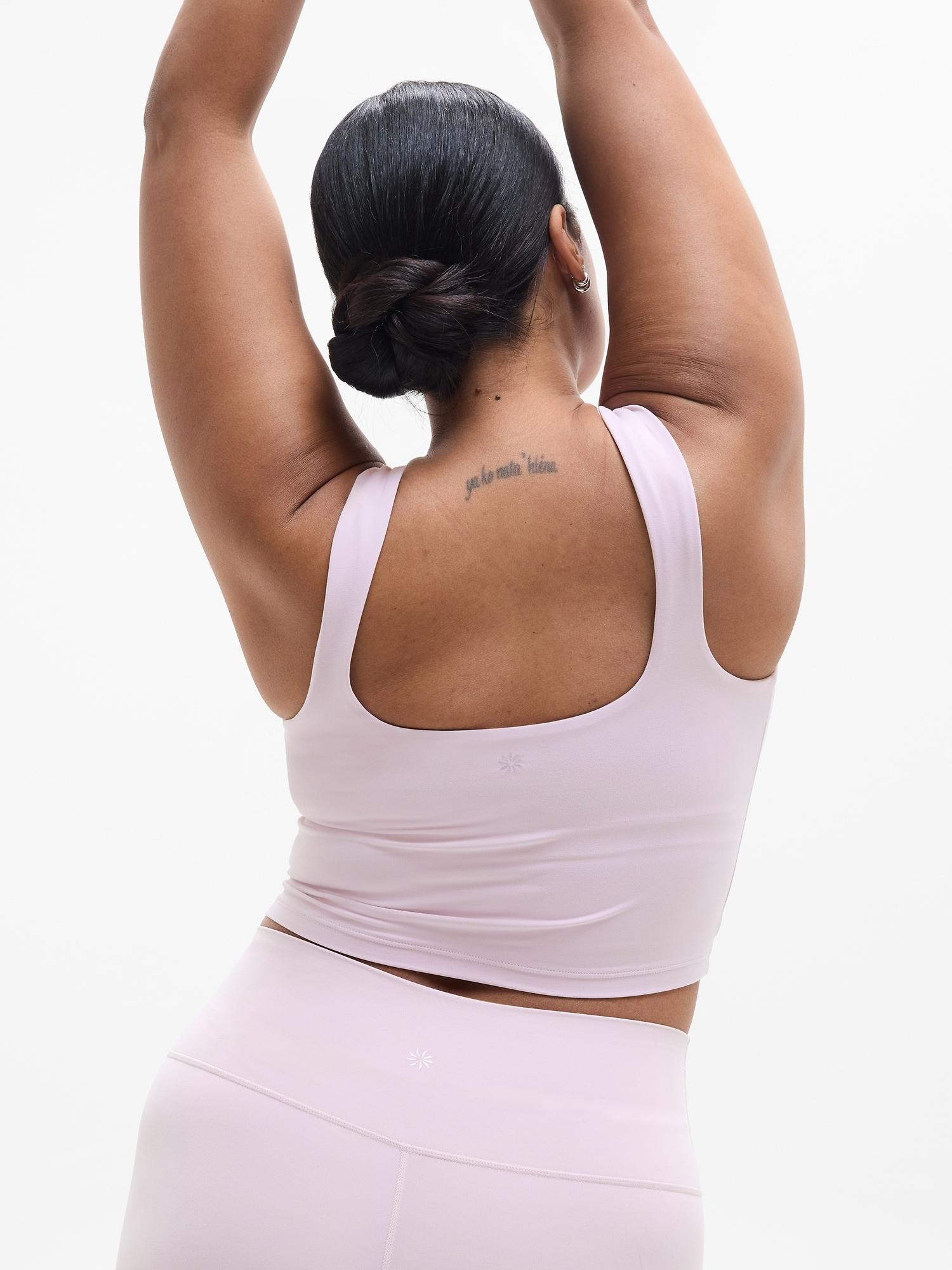 Transcend Square Neck Crop Sports Bra D-DD Product Image