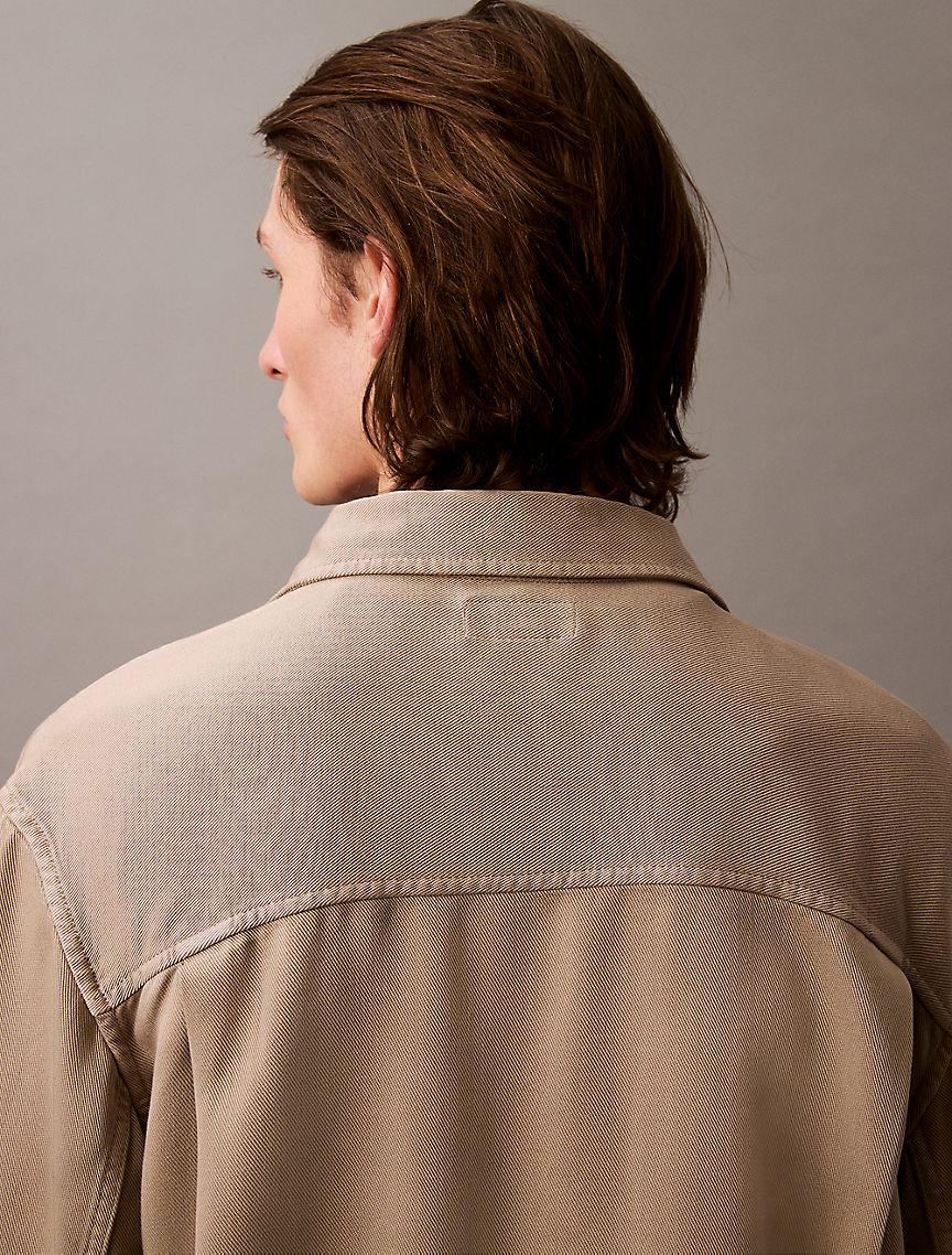 Twill Relaxed Button-Down Shirt Product Image