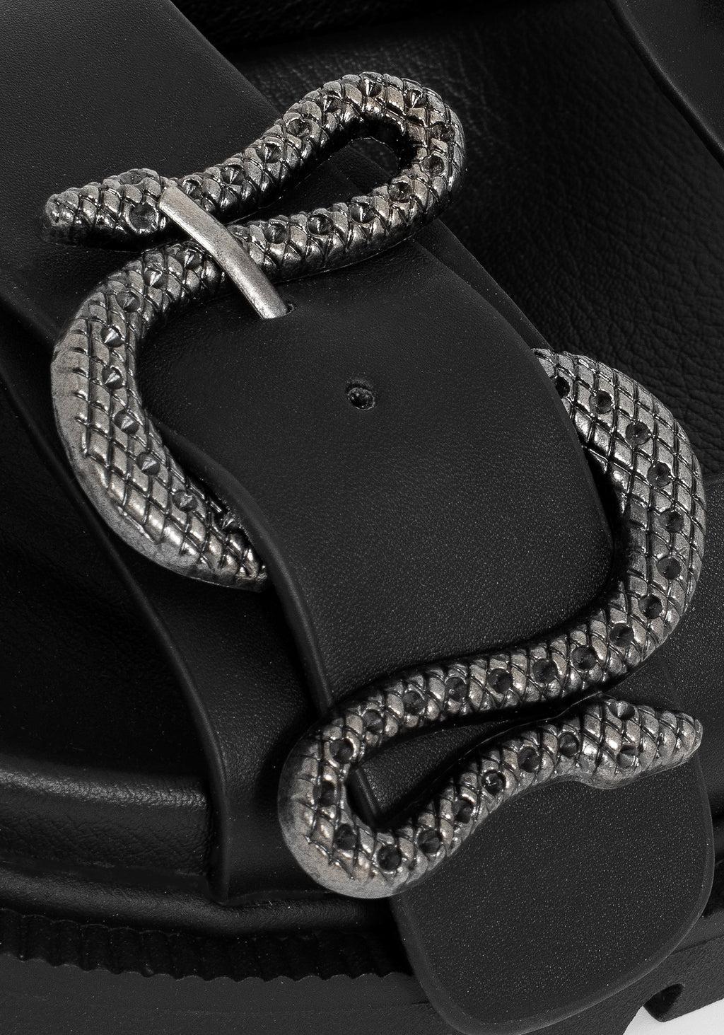 Mamba Snake Buckle Sandals Product Image