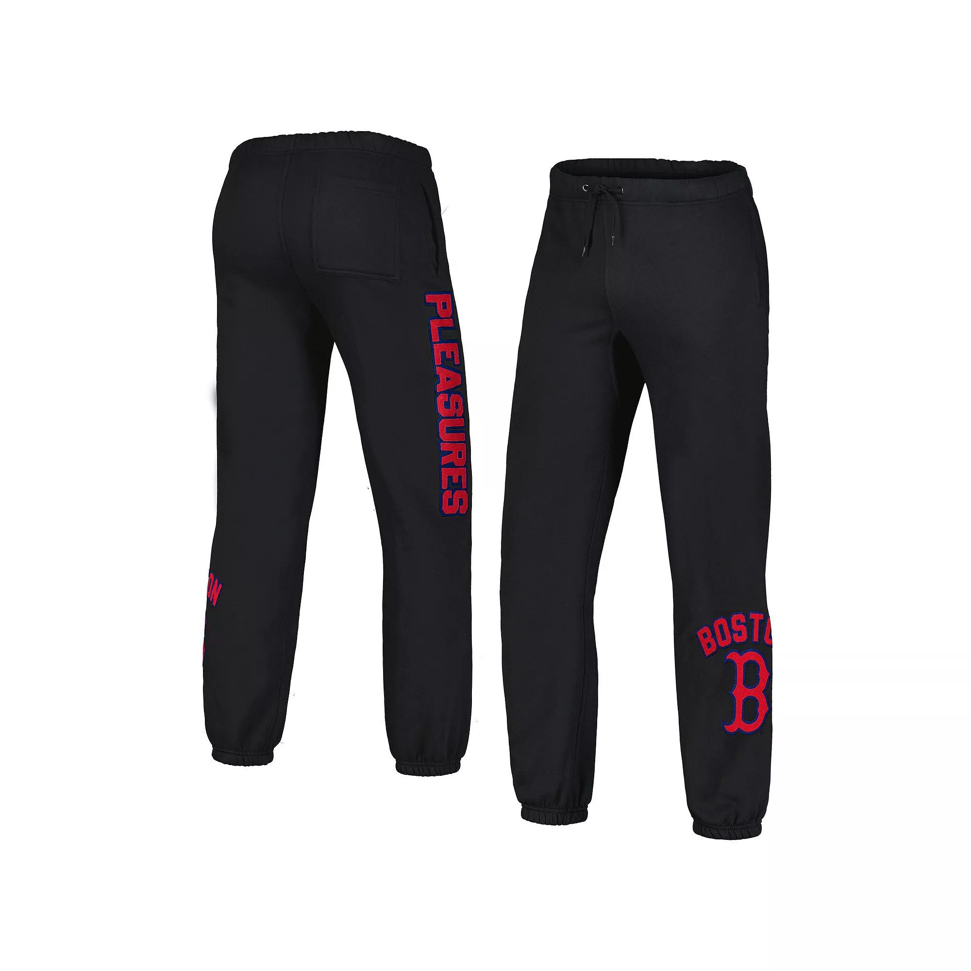 Men's PLEASURES Black Chicago Cubs Opening Day Sweatpants,  Product Image