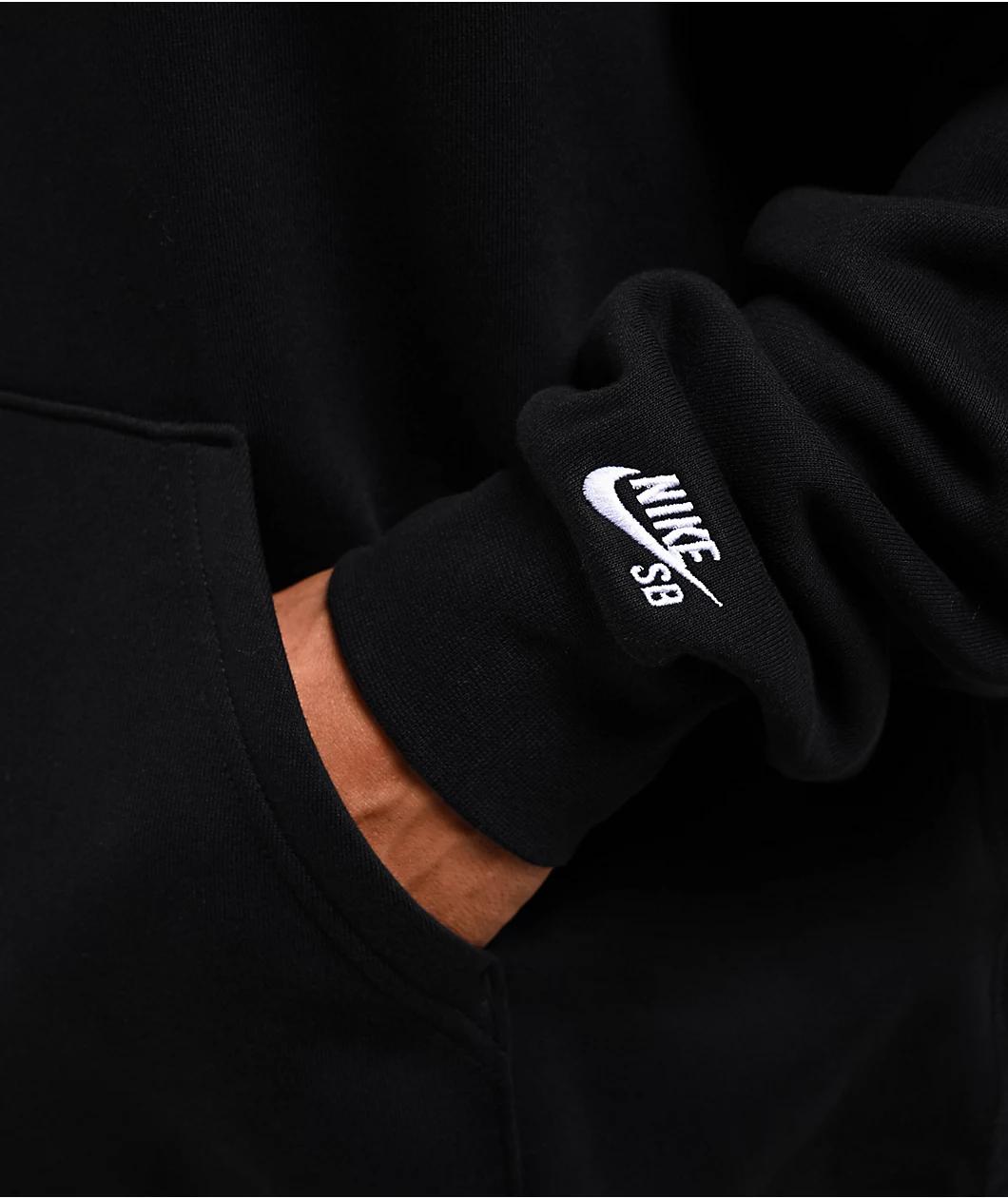 Nike SB Fleece Stallion Black Hoodie Product Image
