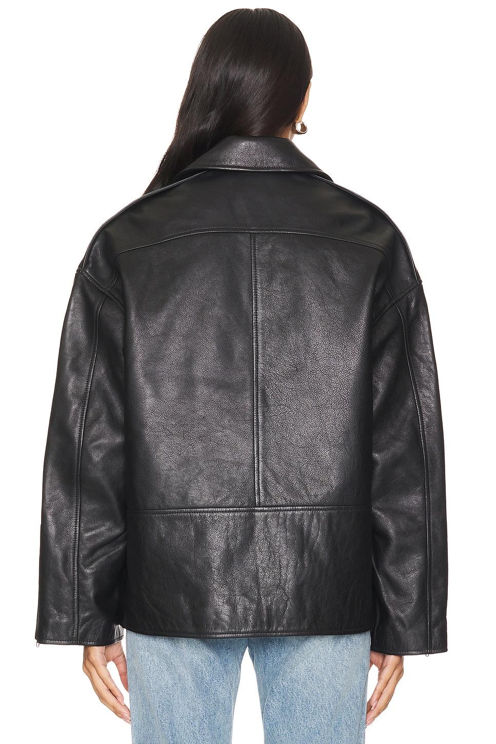 Alek Leather Jacket GRLFRND Product Image