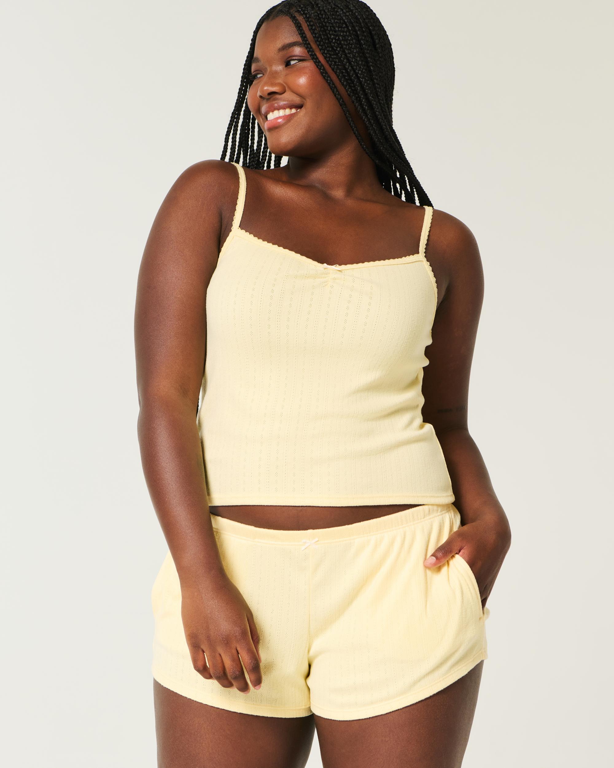 Cozy Pointelle Bow Shortie Product Image