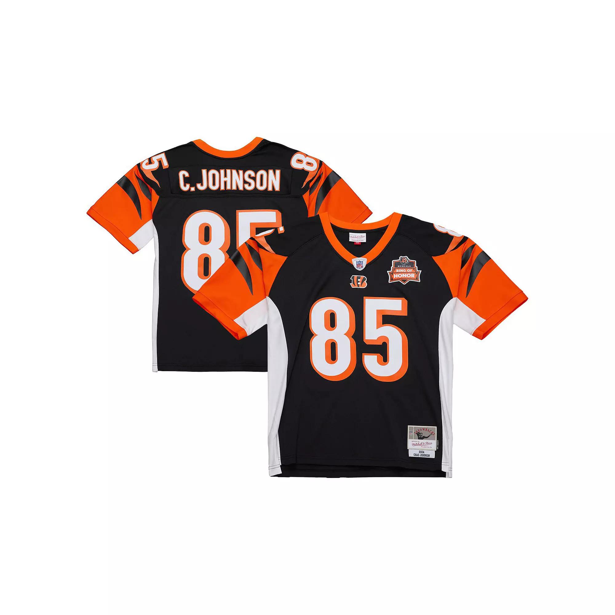 Mens Mitchell & Ness Chad Johnson Cincinnati Bengals 2004 Legacy Replica Jersey Product Image