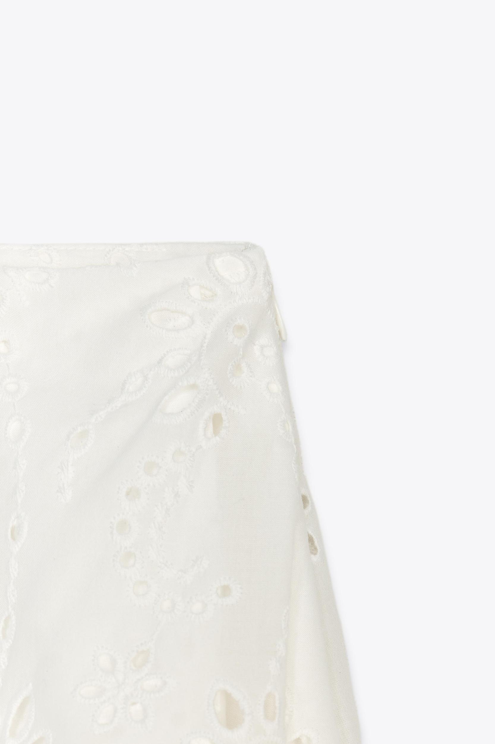 ZW COLLECTION EMBROIDERED CAPE SKIRT Product Image