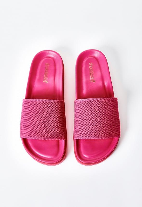 JustFab Margaux Platform Loafer Pump Womens Black/ White Size 8.5 Product Image