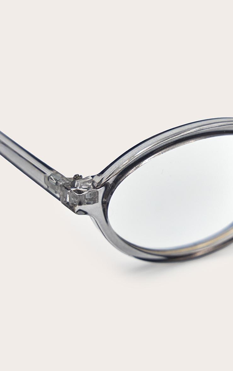 Grey  Round Blue Light Readers Product Image