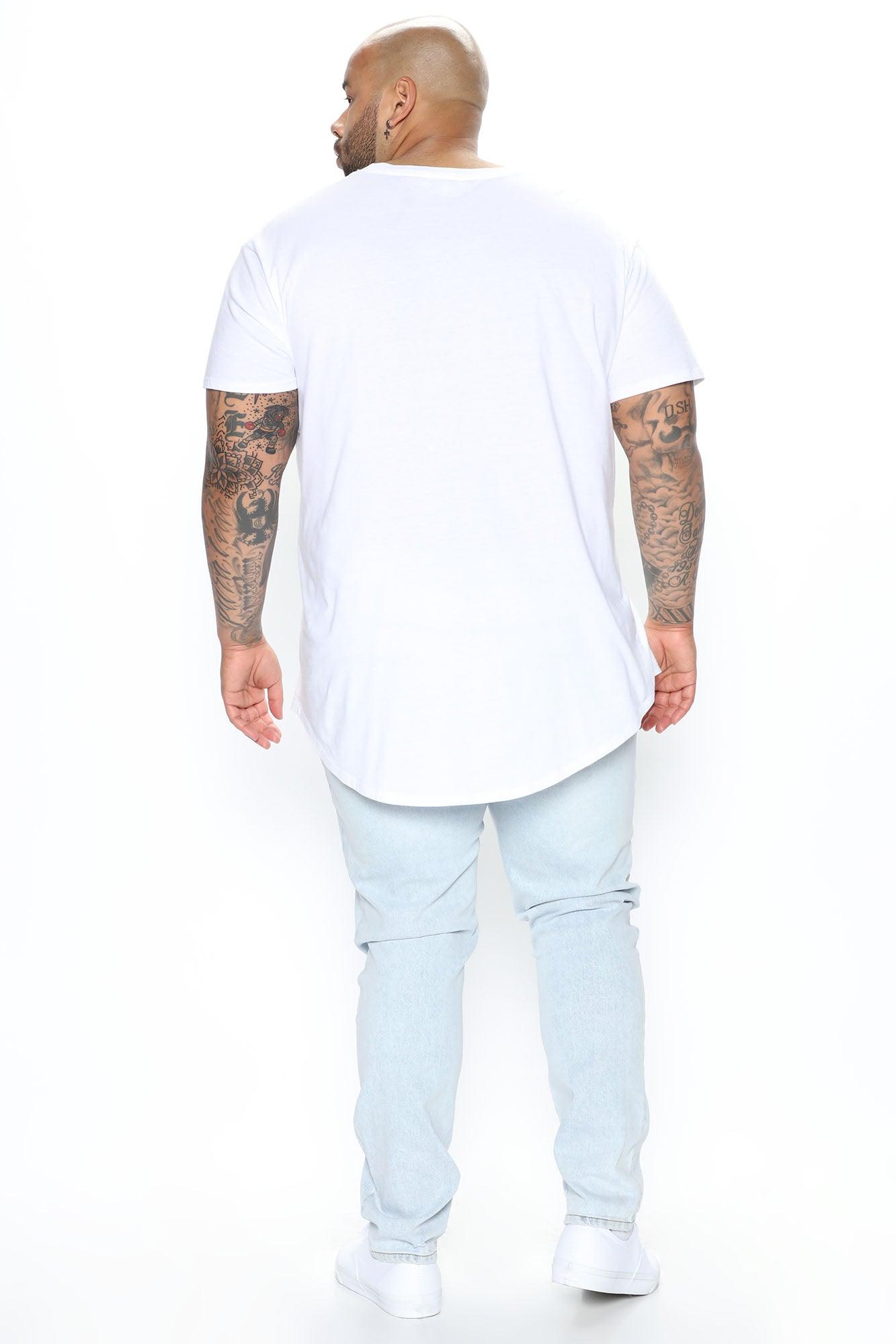 Jasper Skinny Vintage Ripped Knee Jean - Light Wash Product Image