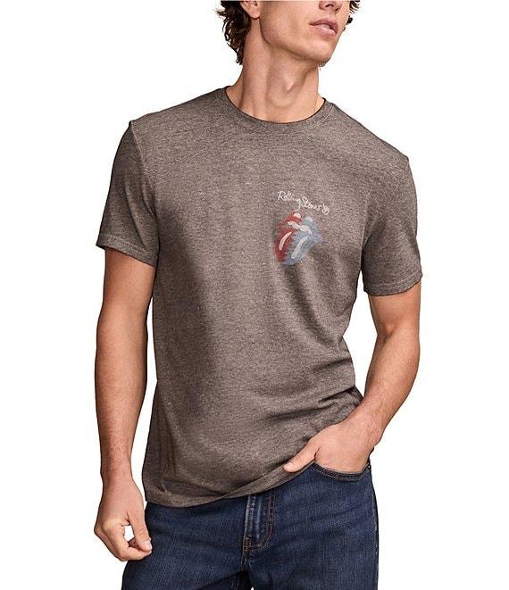 Lucky Brand Rolling Stones Tongue Short Sleeve T-Shirt Product Image