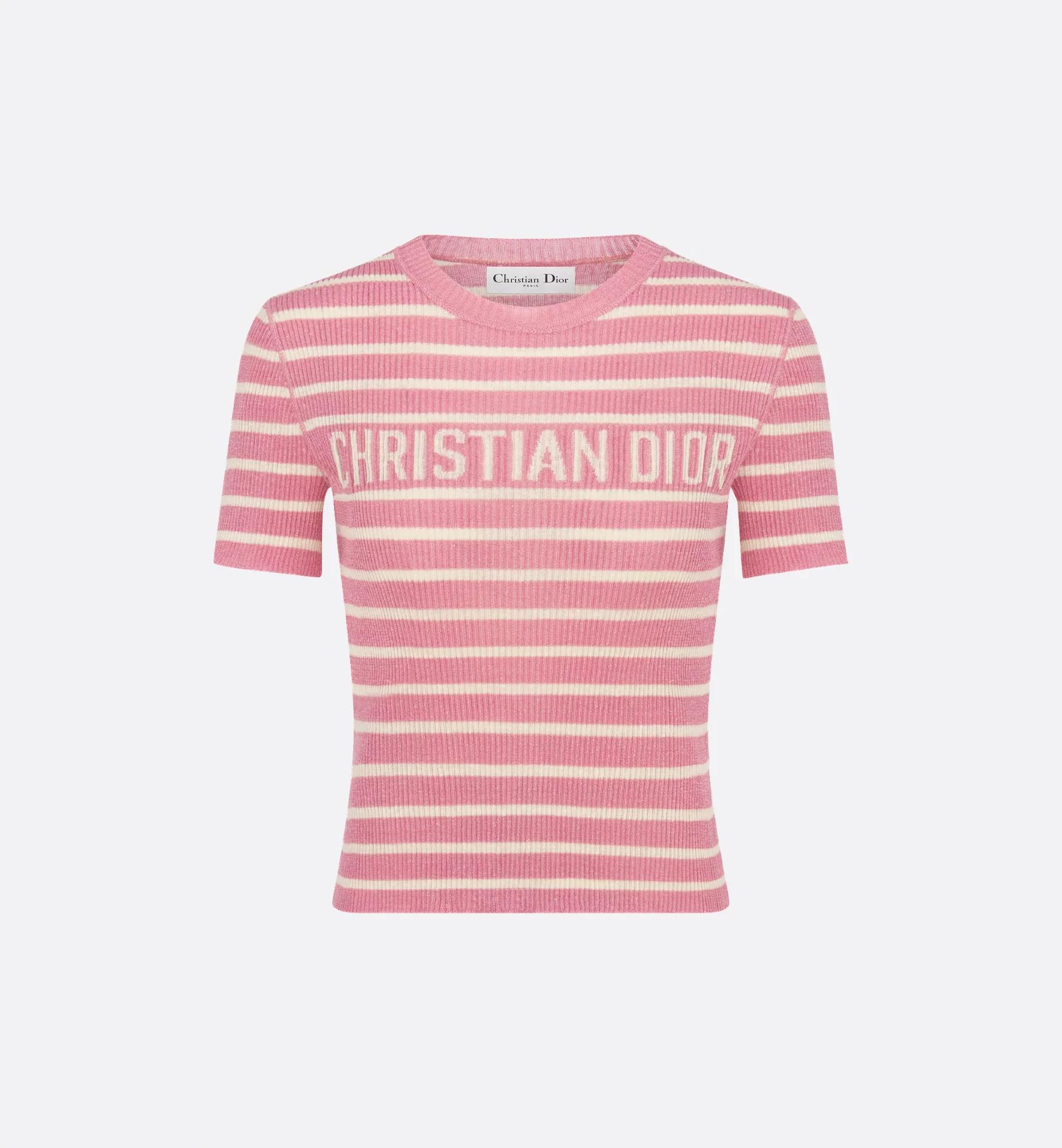 Dioriviera Cropped Short-Sleeved Sweater Product Image