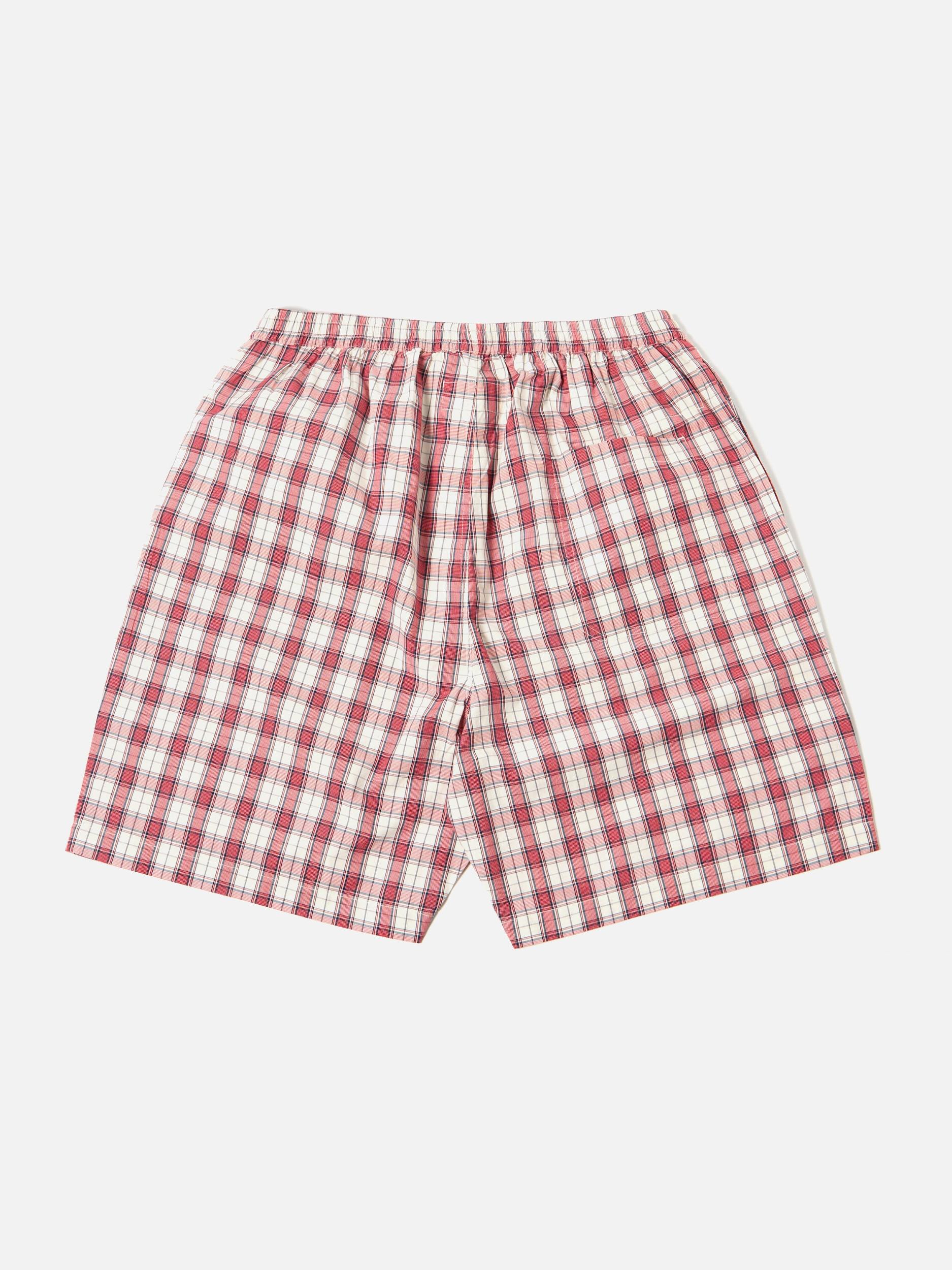 Red Cotton Check Pyjama Pant Product Image