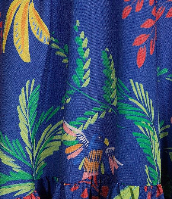 Chelsea & Violet Willow Printed V-Neck Sleeveless A-Line Dress Product Image