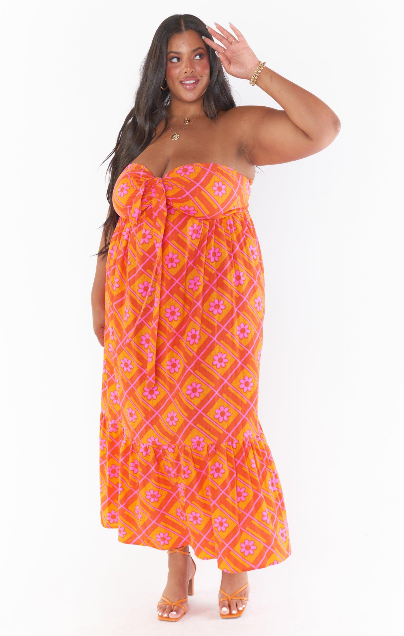 Midge Midi Dress ~ Malibu Daisy Product Image