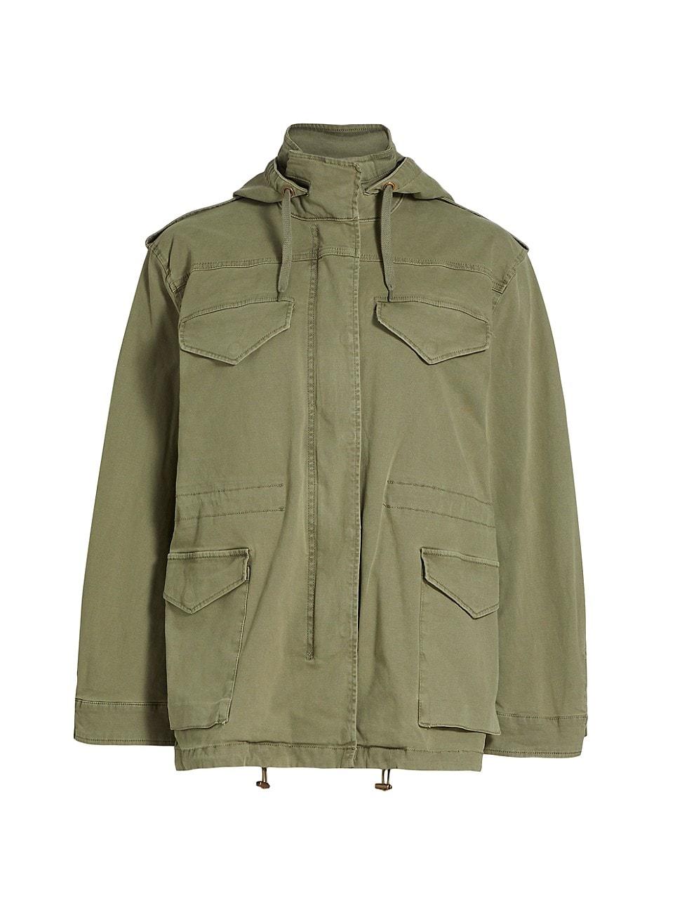 Womens Tegan Cotton-Blend Utility Jacket Product Image