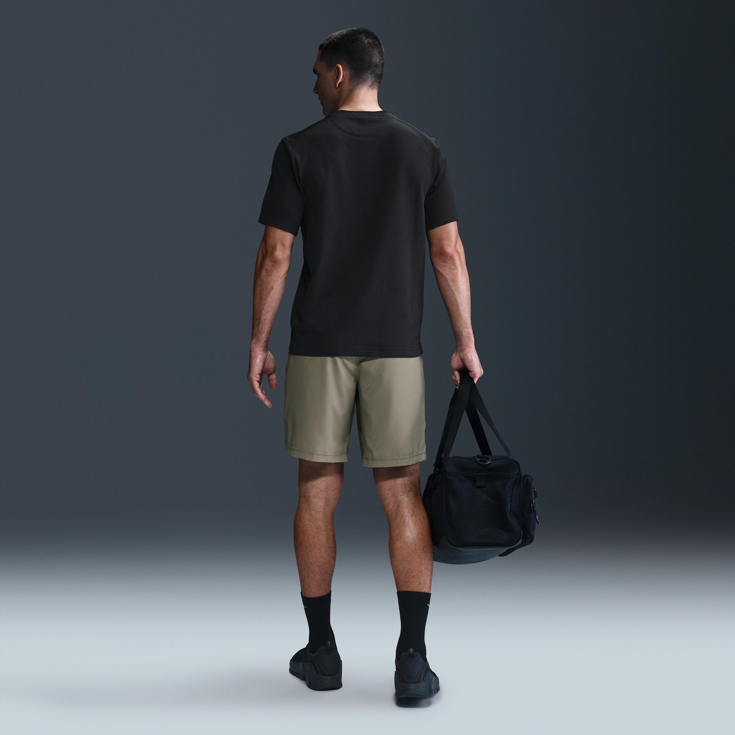 Nike Mens Primary Dri-FIT Seersucker Short-Sleeve Versatile Top | HJ4043-006 Product Image