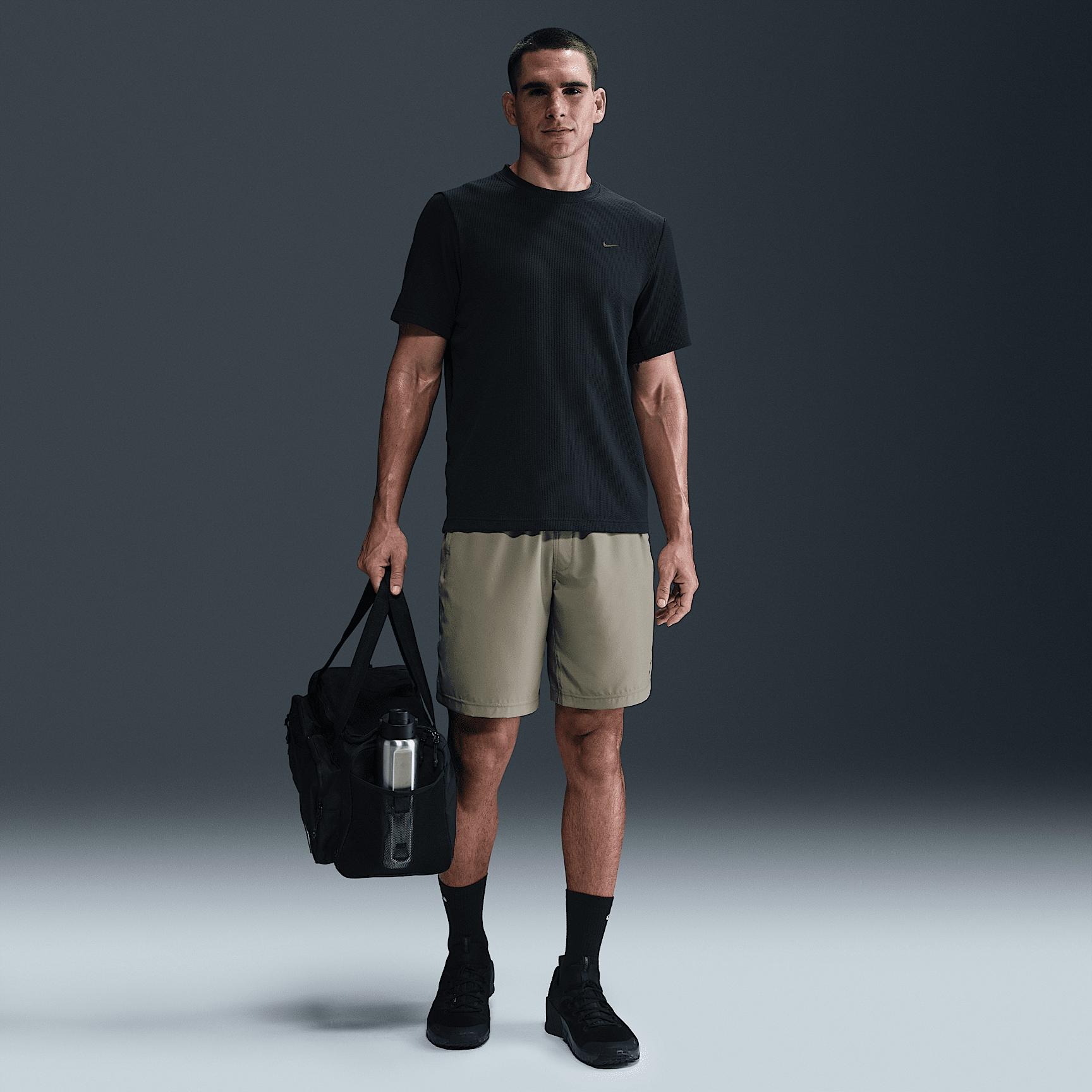 Nike Mens Primary Dri-FIT Seersucker Short-Sleeve Versatile Top | HJ4043-006 Product Image