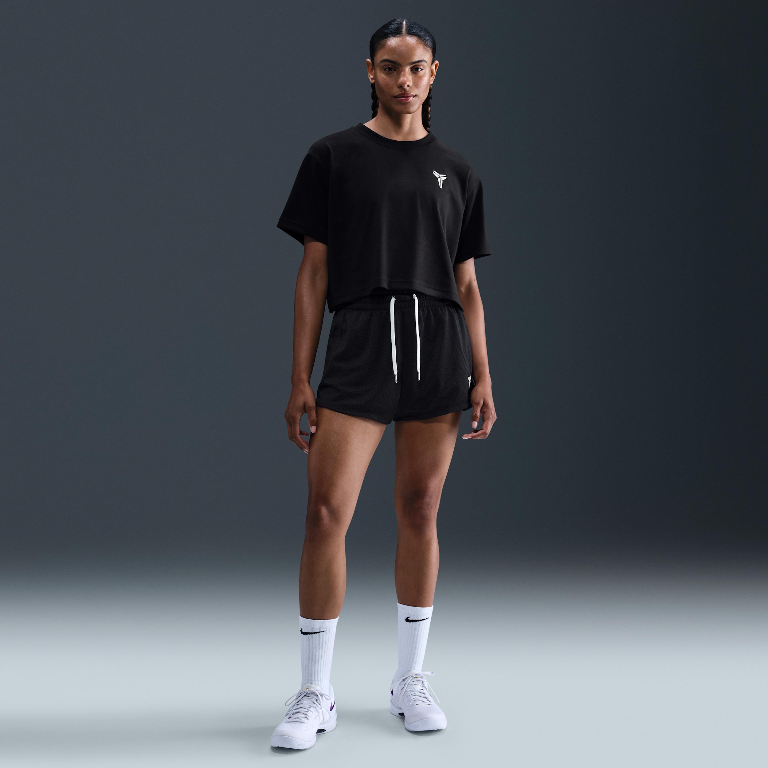 Nike Womens Kobe Dri-FIT Cropped Basketball T-Shirt | IM0367-010 Product Image