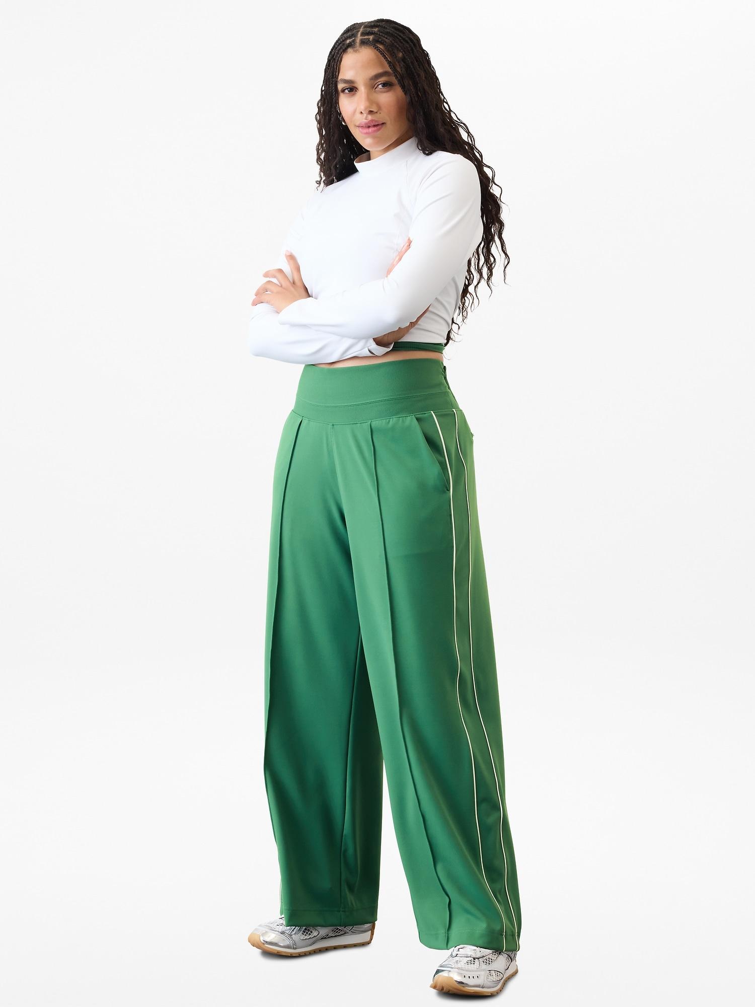 Venice High Rise Track Stripe Wide Leg Pant Product Image