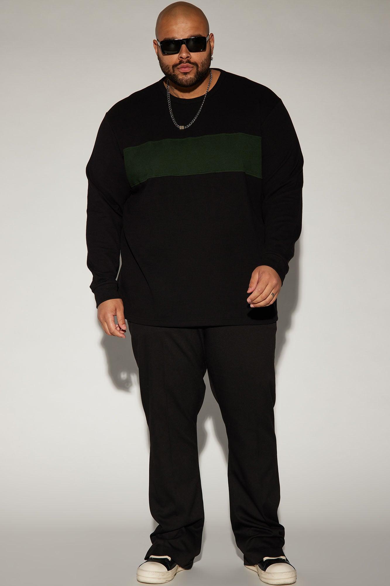 Follow Up Long Sleeve Tee - Black Product Image