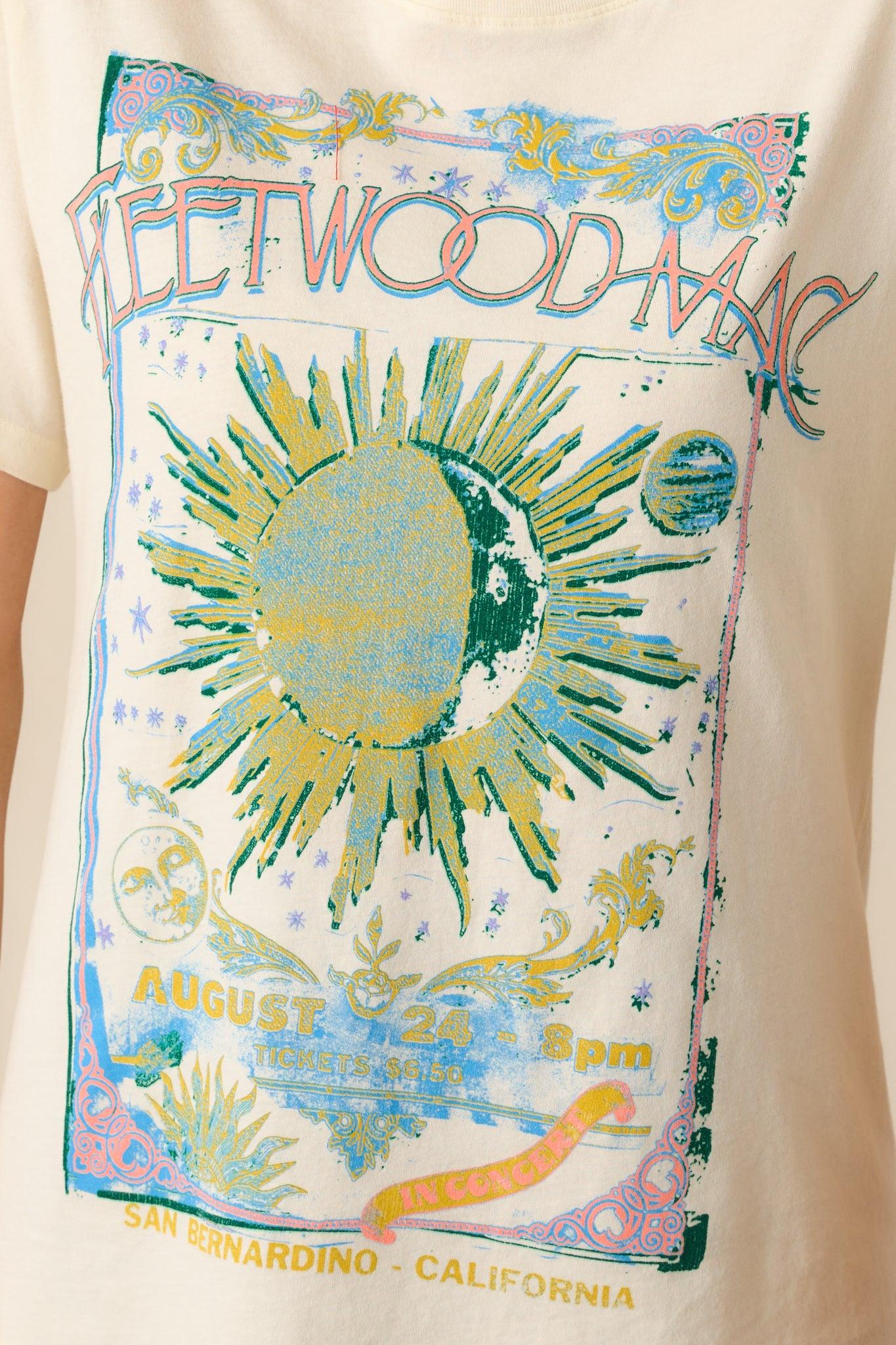 Fleetwood Mac Dreams Ivory Boyfriend Tee Product Image