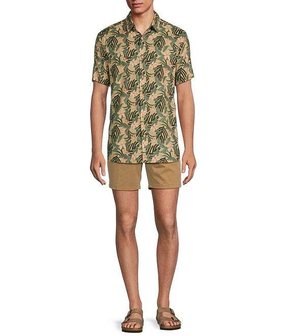 Rowm's Outsider's Oasis Short Sleeve Medium Floral Print Shirt Product Image