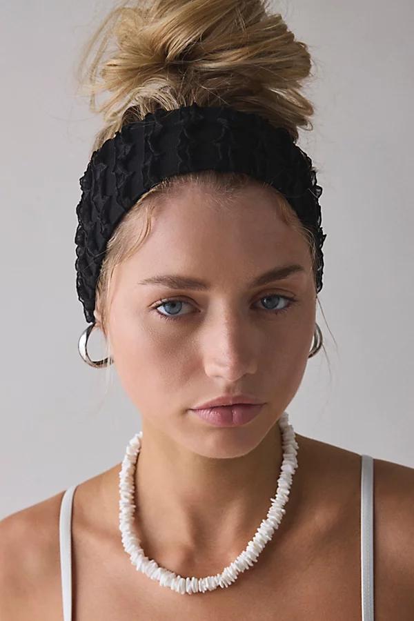 Maria Textured Headwrap Wide Headband Womens at Urban Outfitters Product Image
