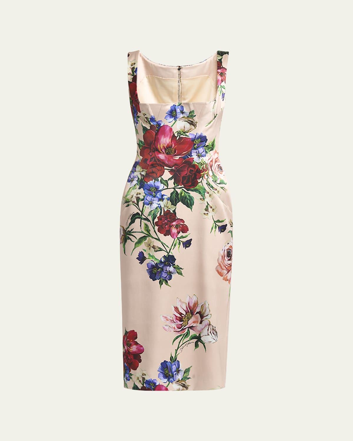 floral-print midi dress Product Image