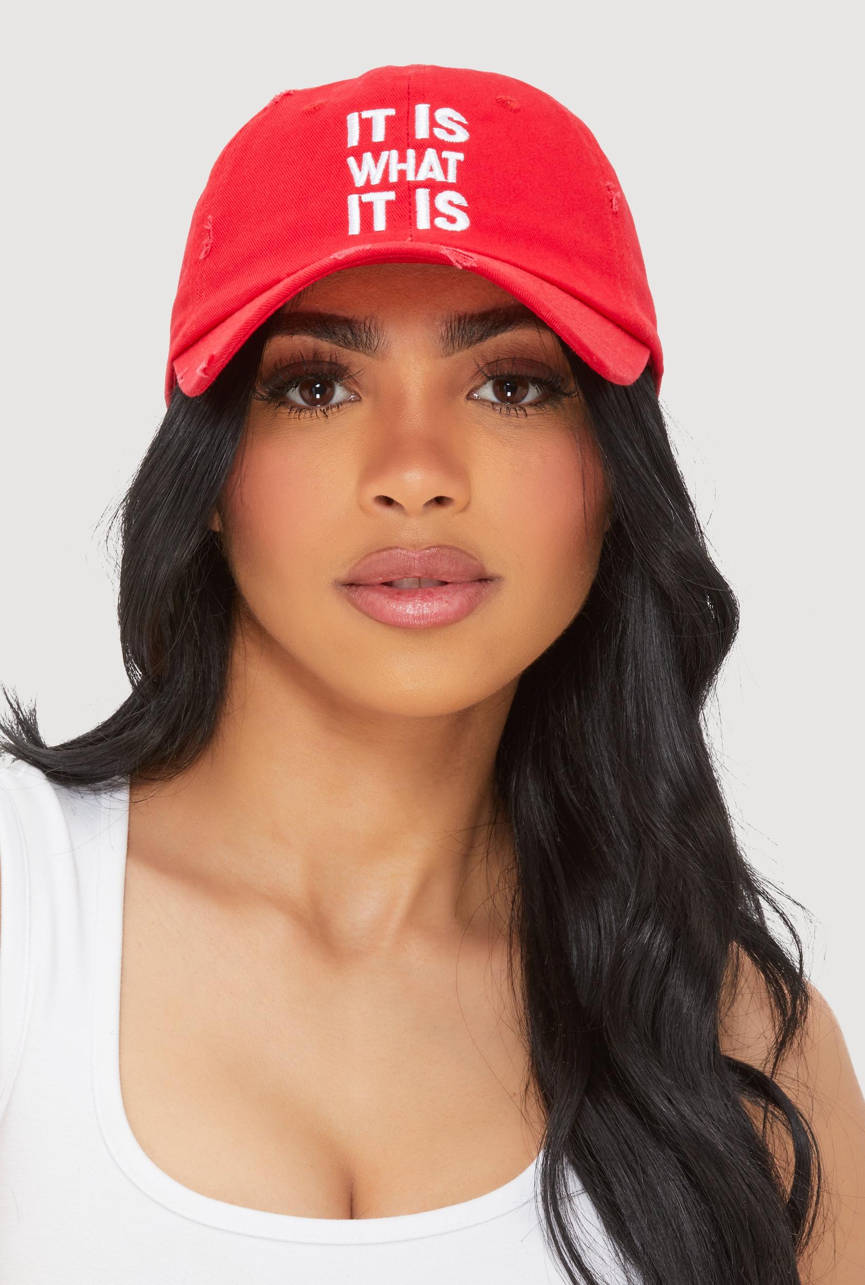 It Is What It Is Baseball Cap Female Product Image