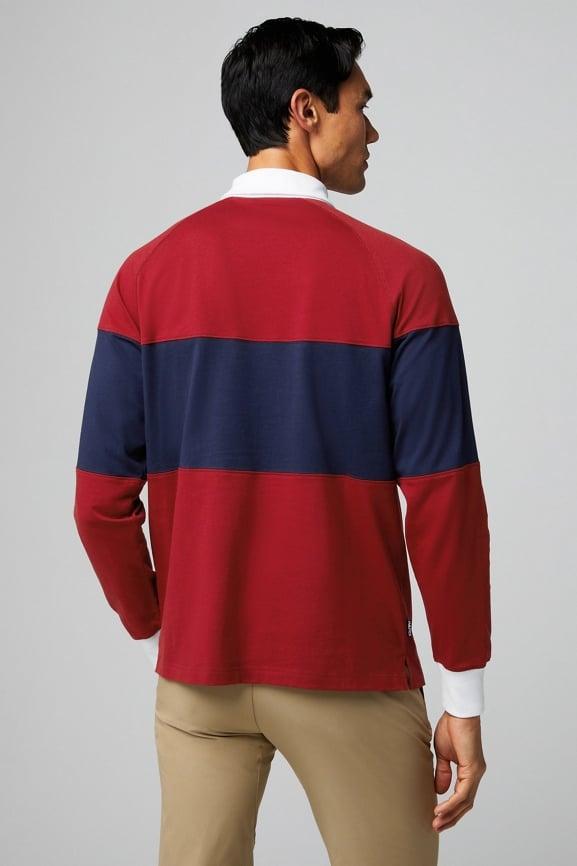The R&R Paneled LS Rugby Tee Product Image