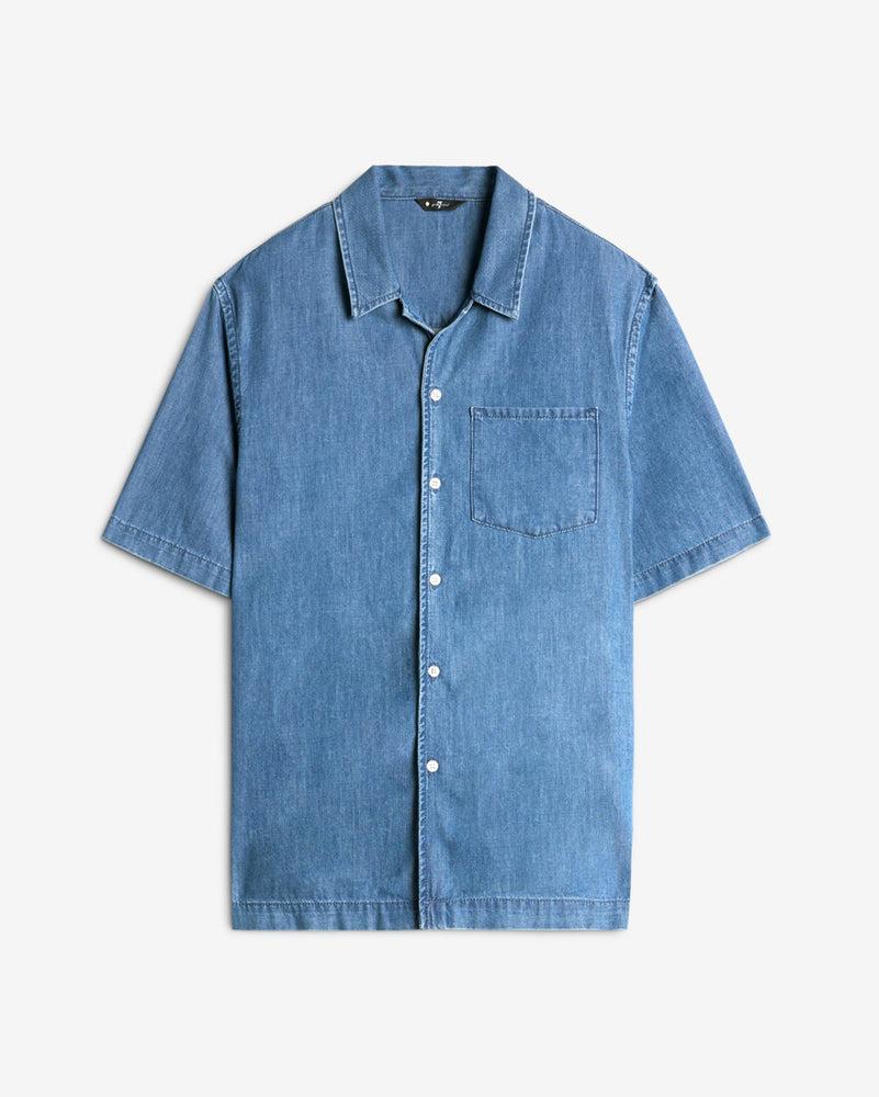 Leisure Denim Camp Shirt Product Image