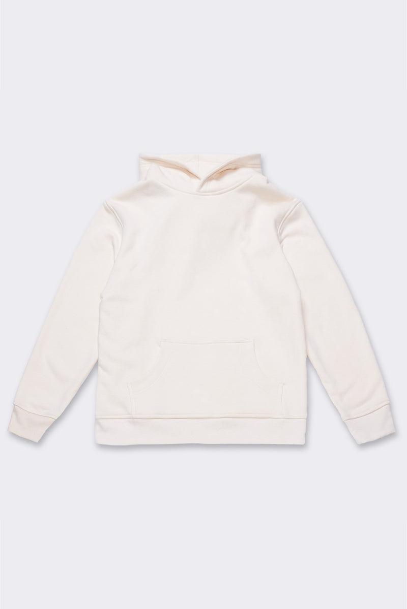 Women's Organic Hoodie Sweatshirt in Natural Product Image