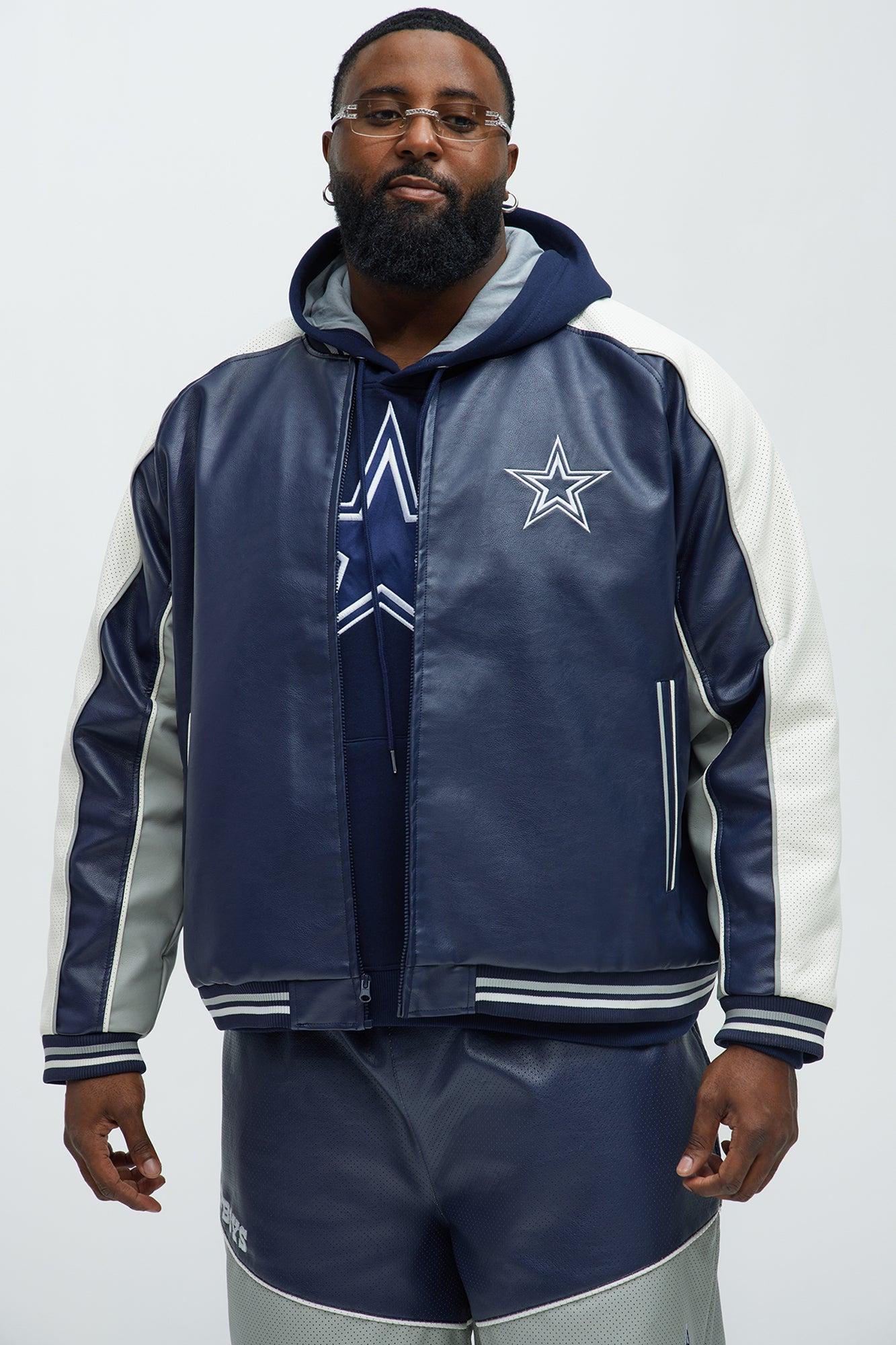 Cowboys High Standard Jacket - White/Blue Male Product Image