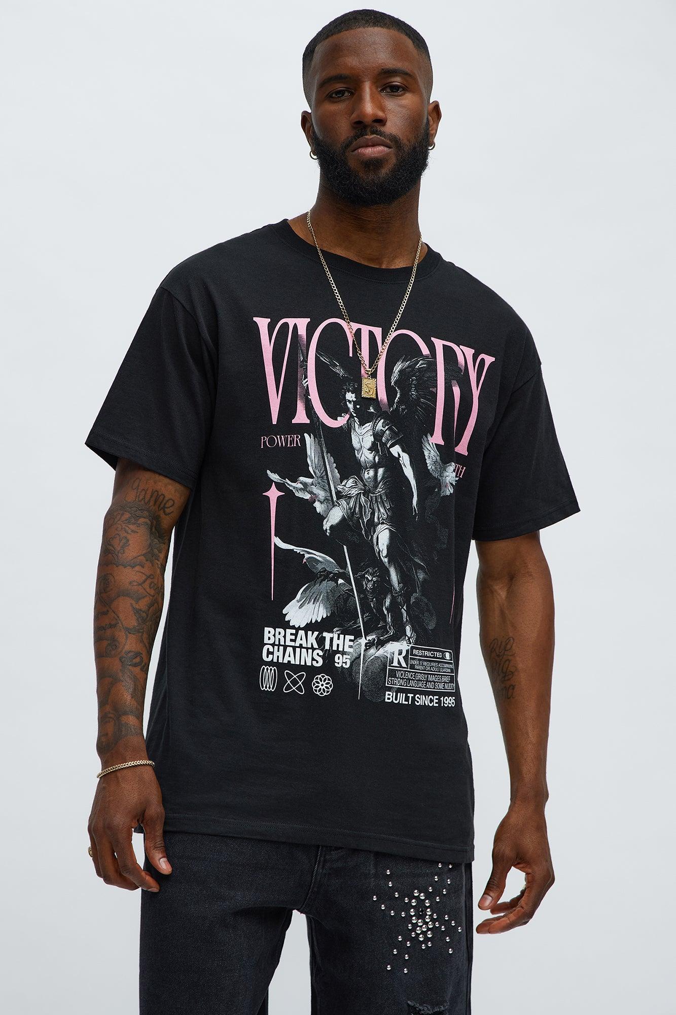 Victory Power Faith Short Sleeve Tee - Black Male Product Image