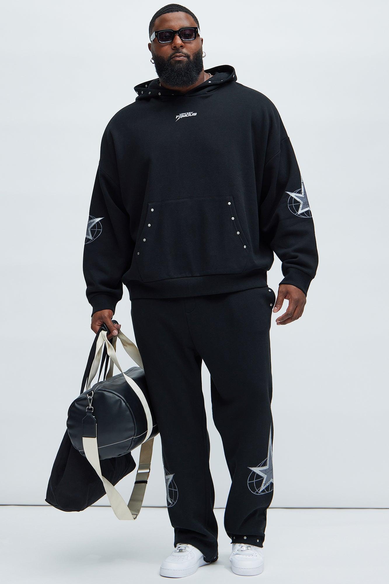 Tyson Lowkey Straight Sweatpants - Black Product Image