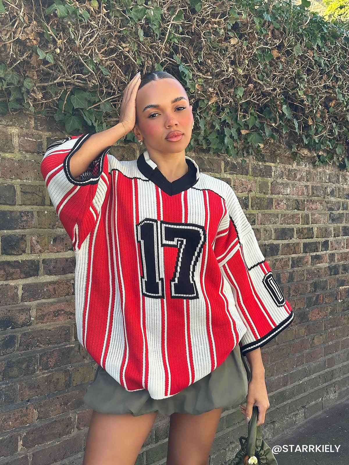 Aelfric Eden 17 Stripe Football  Knit Product Image