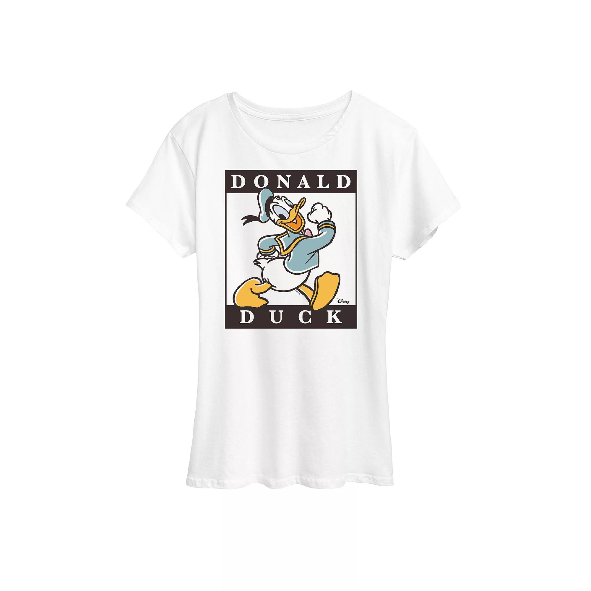 Disney's Donald Duck Women's Type Block Graphic Tee,  Product Image