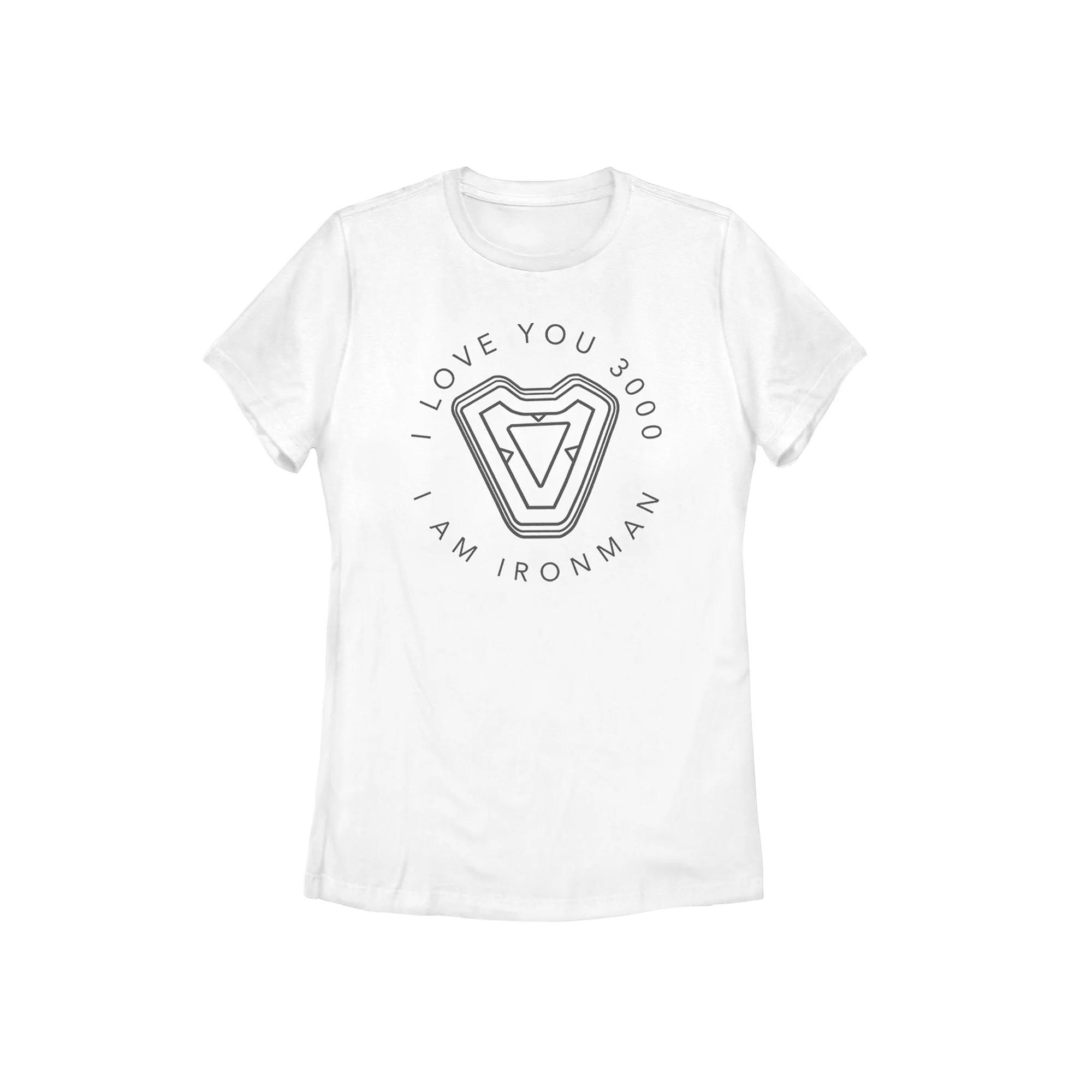 Men's Marvel Iron Man's Heart Tee,  Product Image