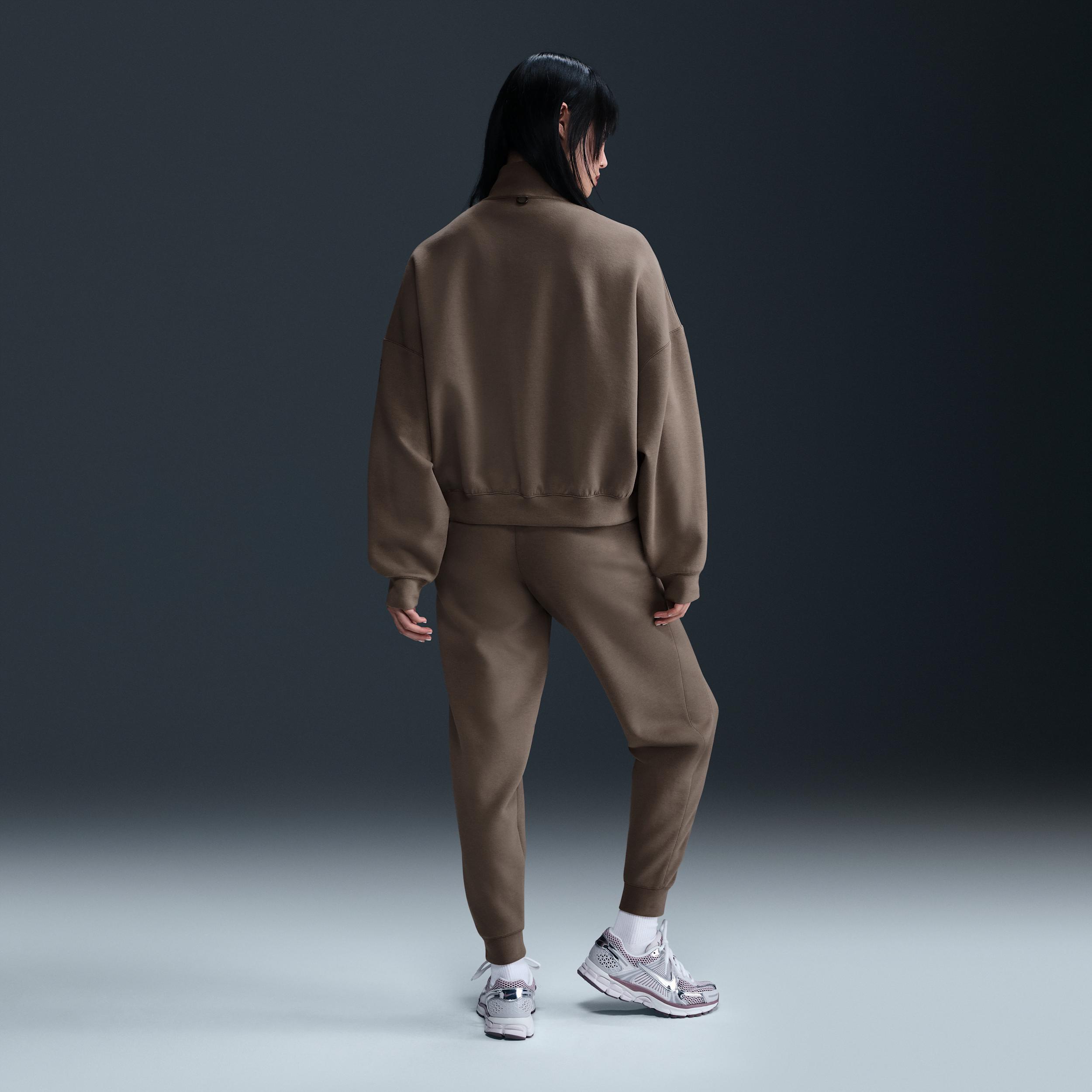 Nike Womens 24.7 ImpossiblySoft Dri-FIT Oversized 1/2-Zip Top | HQ8188-104 Product Image