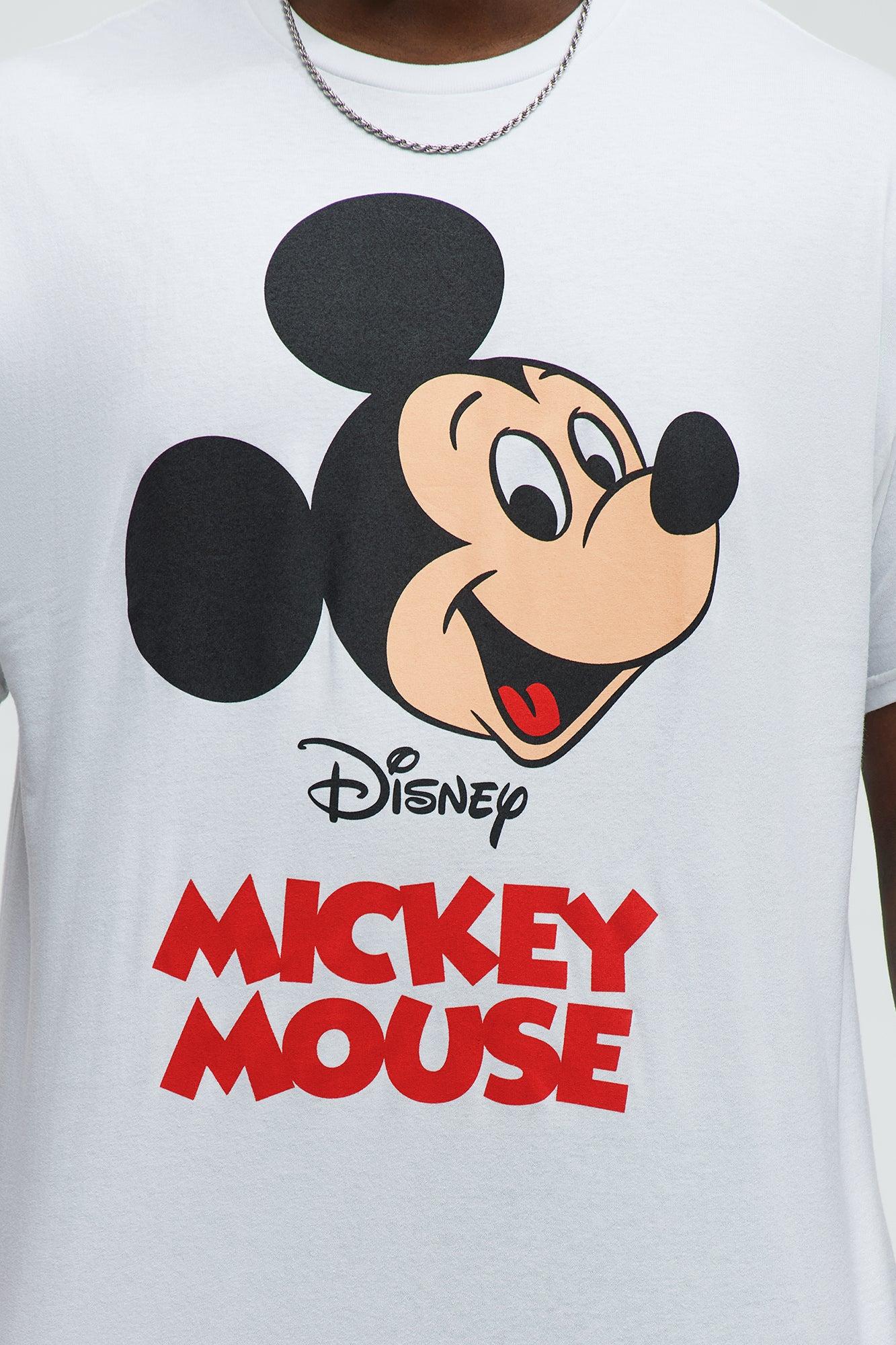 Disney Vintage Mickey Short Sleeve Tee - White Product Image