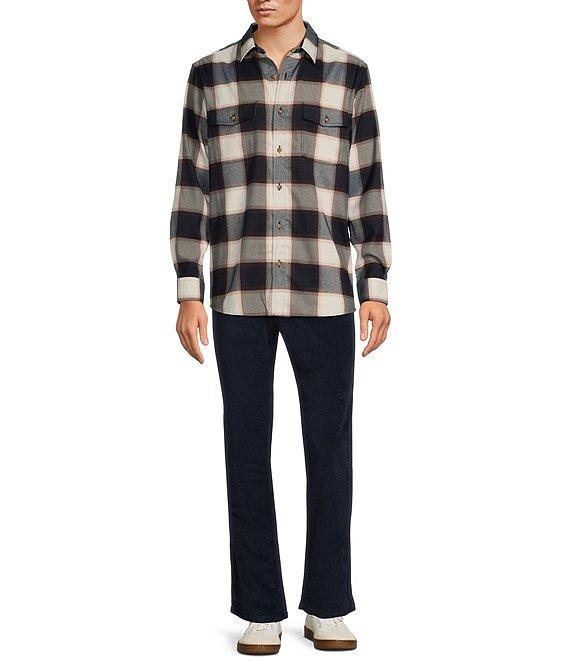 Rowm Long Sleeve Jaspe Large Buffalo Plaid Button Down Shirt Product Image