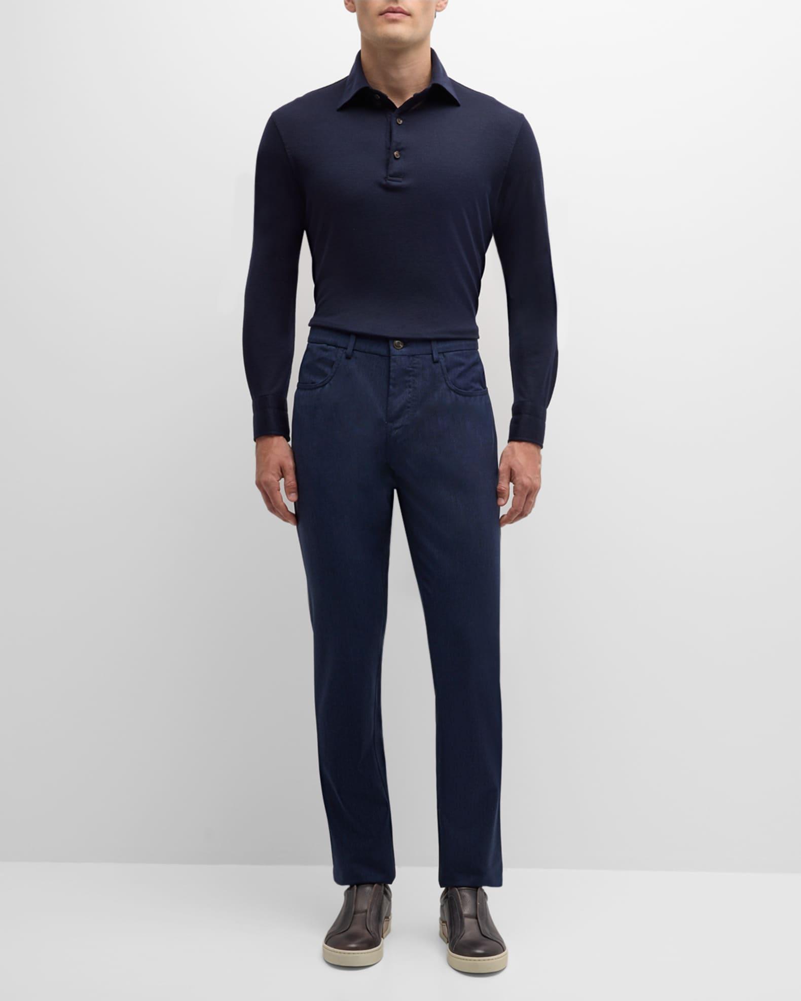 Men's Impeccabile Wool 5-Pocket Pants Product Image