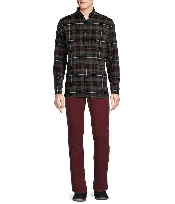 Cremieux Blue Label Chamonix Collection Plaid Moleskin Long Sleeve Woven Shirt Product Image