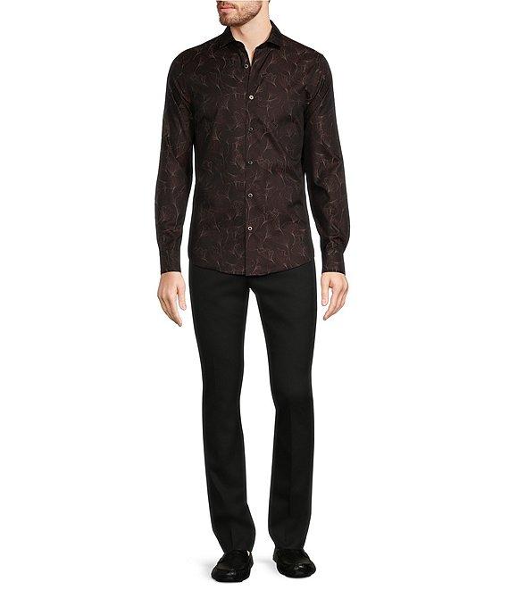 Murano Big & Tall Timeless Twenties Slim Fit Floral Print Long Sleeve Woven Shirt Product Image