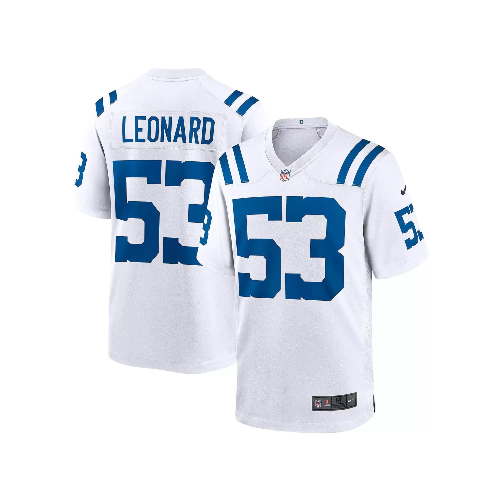 Mens Nike Shaquille Leonard Royal Indianapolis Colts Game Player Jersey Product Image