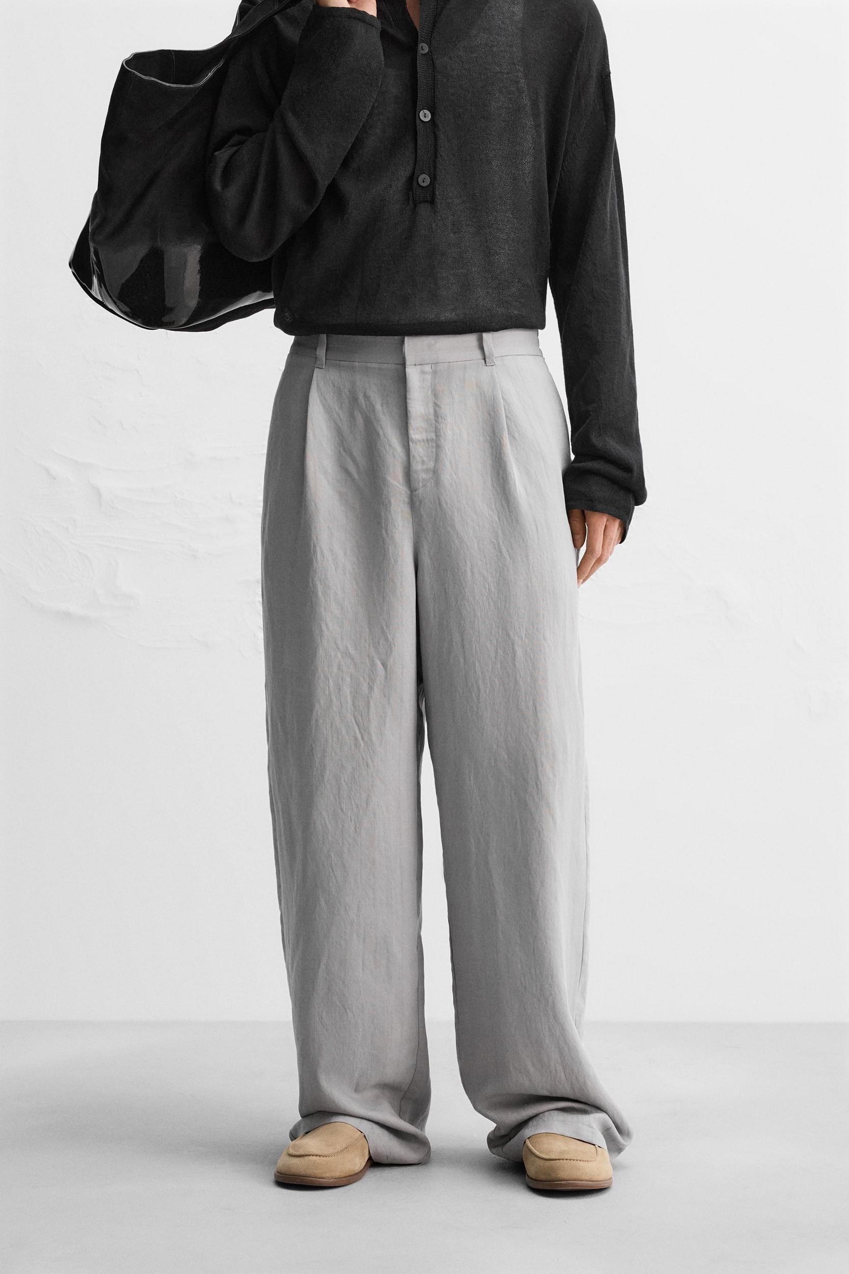 RELAXED FIT FLOWY PANTS Product Image