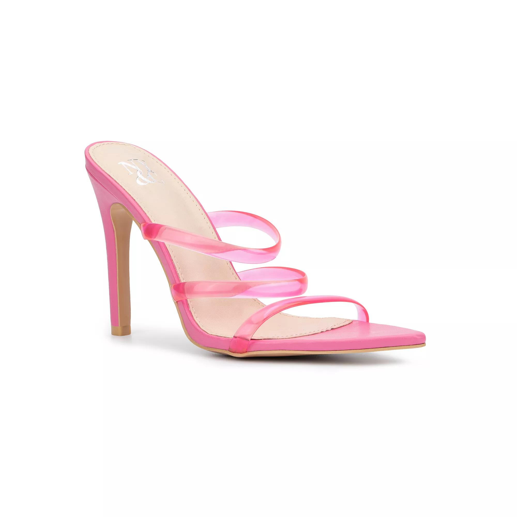 New York & Company Biana Womens Slide Dress Sandals Product Image