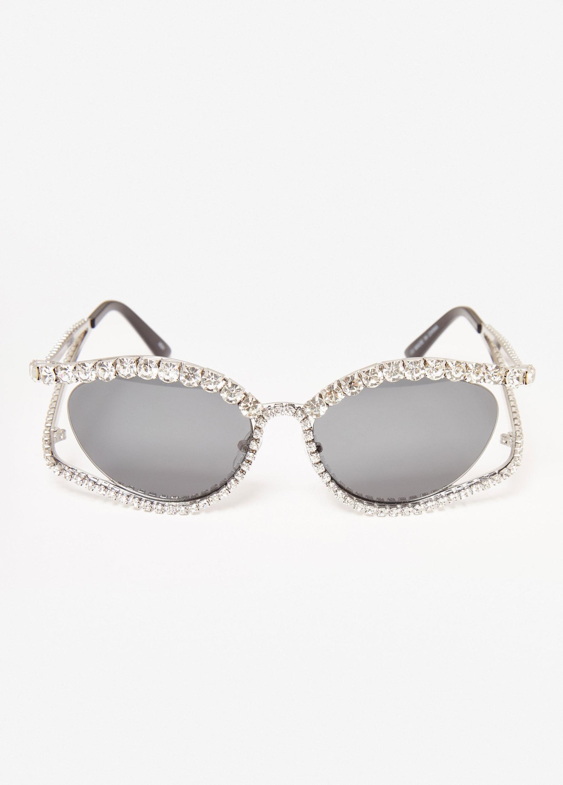 Crystal Cutout Cat Eye Sunglasses Product Image